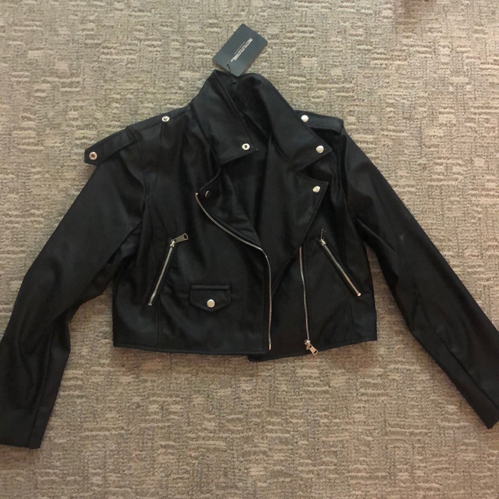 Pretty little thing (fake) leather jacket
